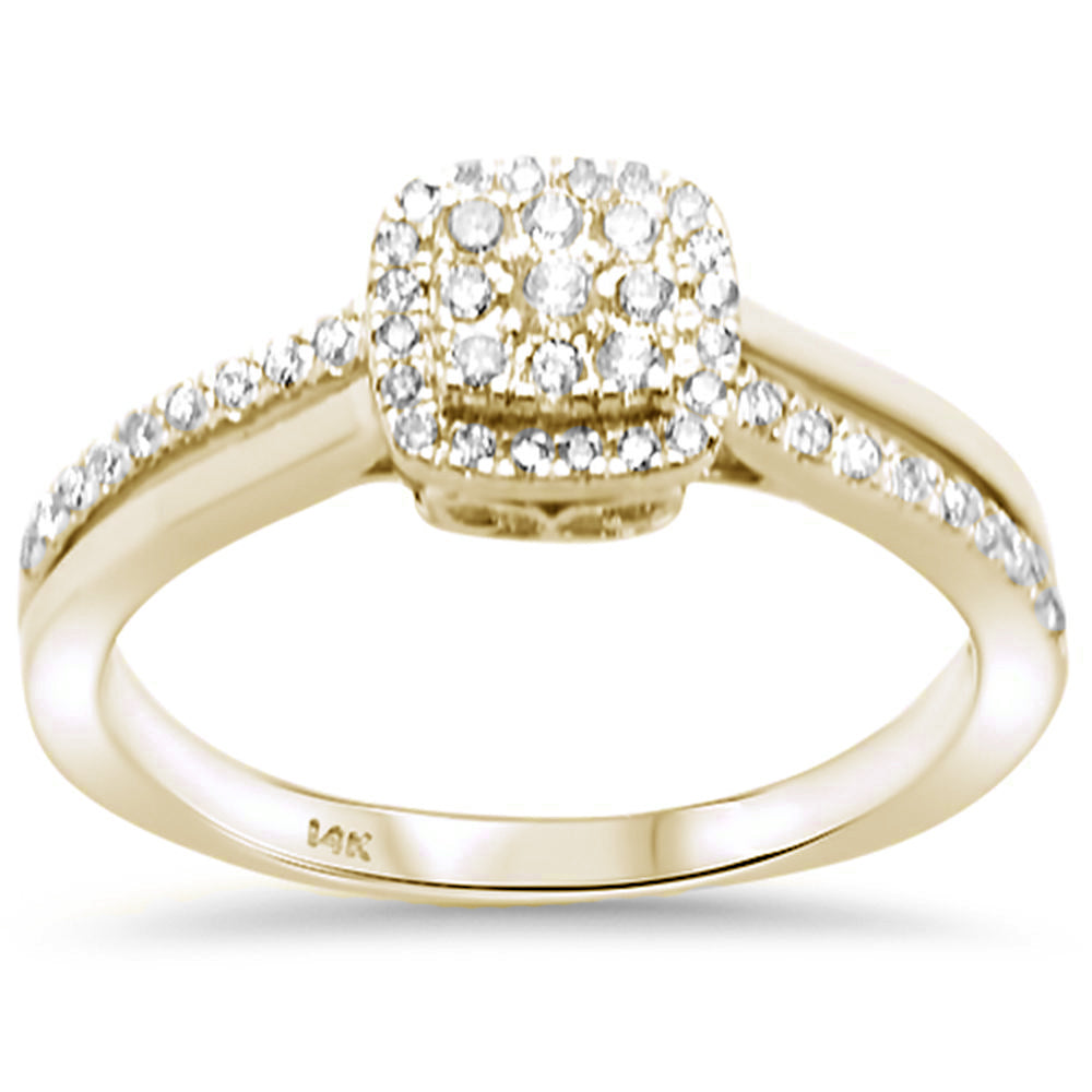 ''SPECIAL! .30ct G SI 14K Yellow GOLD Diamond Engagement Ring Size 6.5''