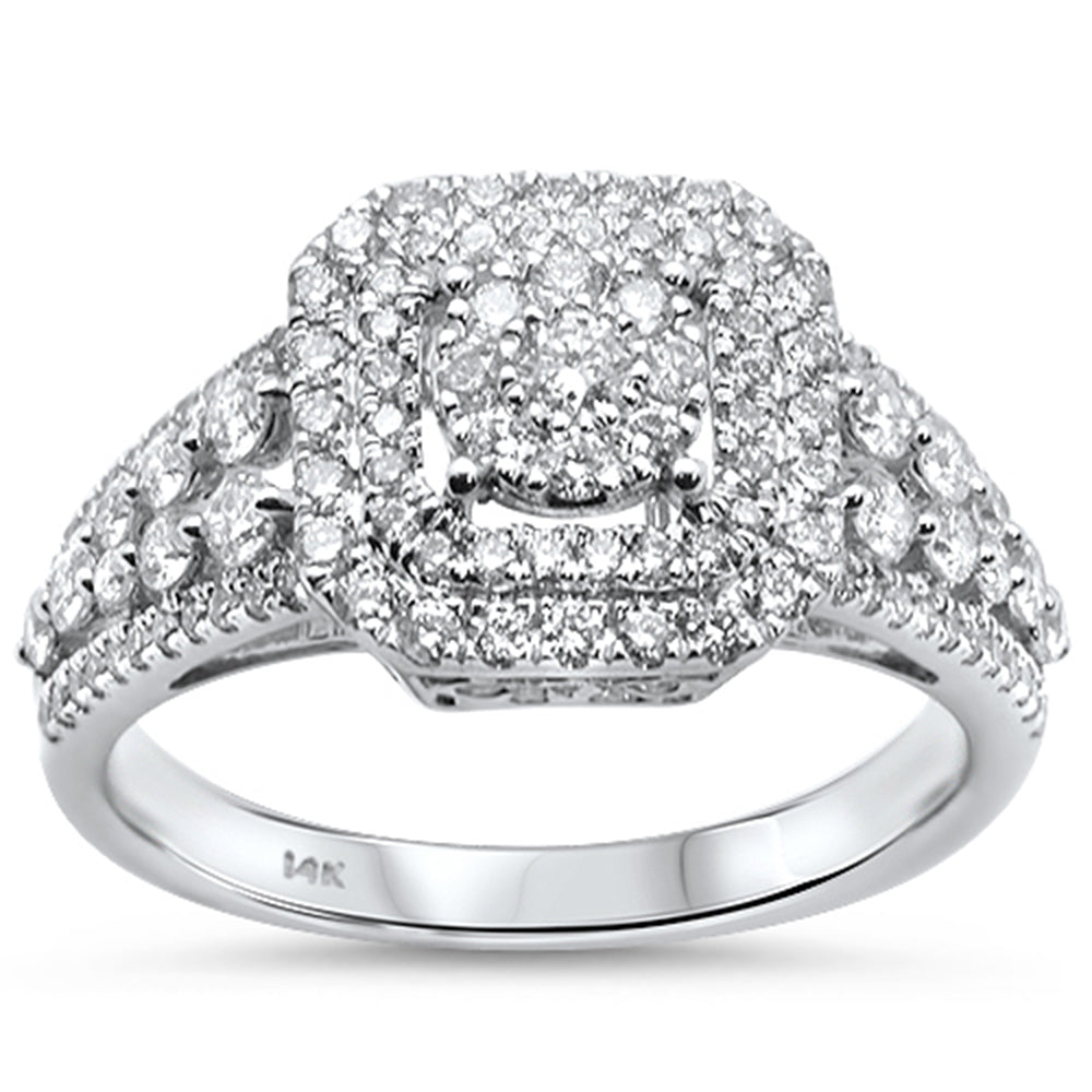 ''SPECIAL! .83ct 14K White Gold Diamond Engagement RING Size 6.5''