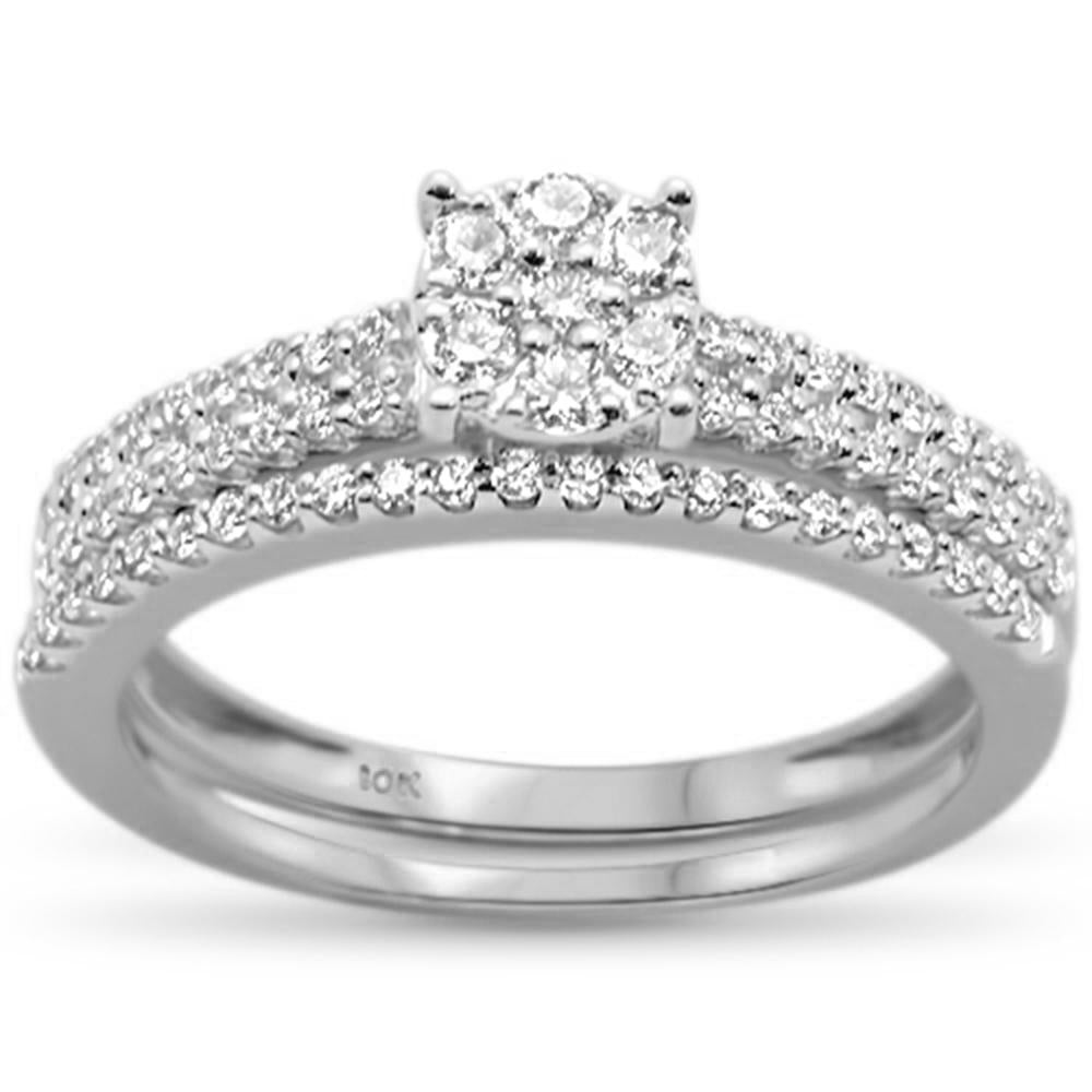 .48ct G SI 10K White GOLD Diamond Ring Size 6.5