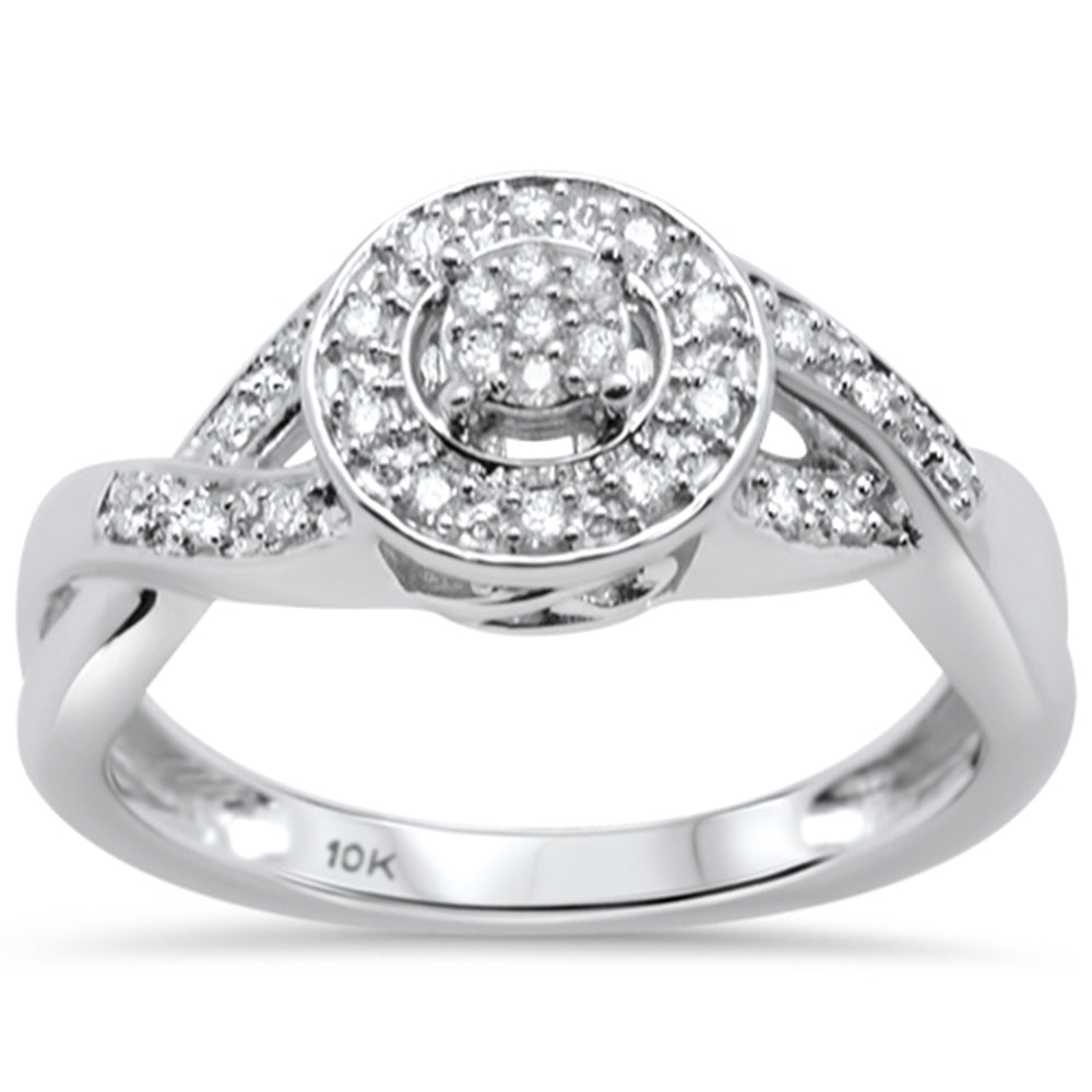 .15ct G SI 10K White Gold Diamond Engagement RING