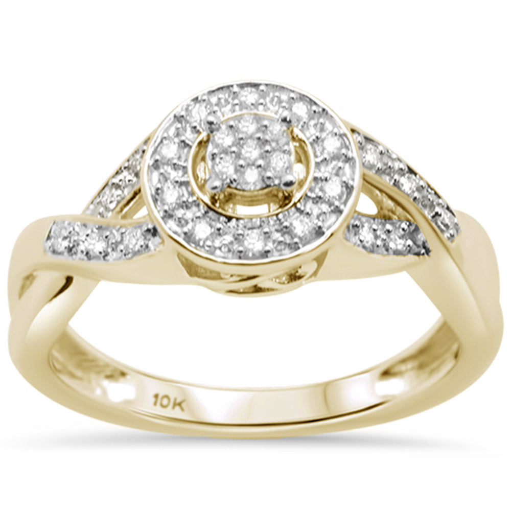 .15ct G SI 10K Yellow Gold Diamond Engagement RING