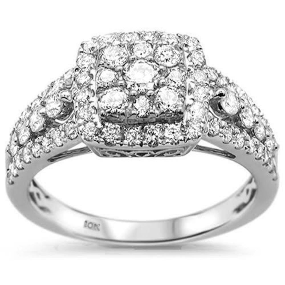 ''SPECIAL! 1.18ct G SI 10K White Gold Diamond Engagement RING Size 6.5''