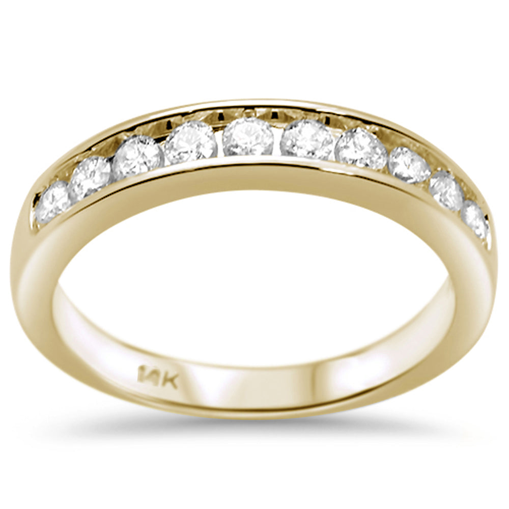 SPECIAL!  .82ct G SI 14K Yellow Gold DIAMOND Women's Ring Size 6.5