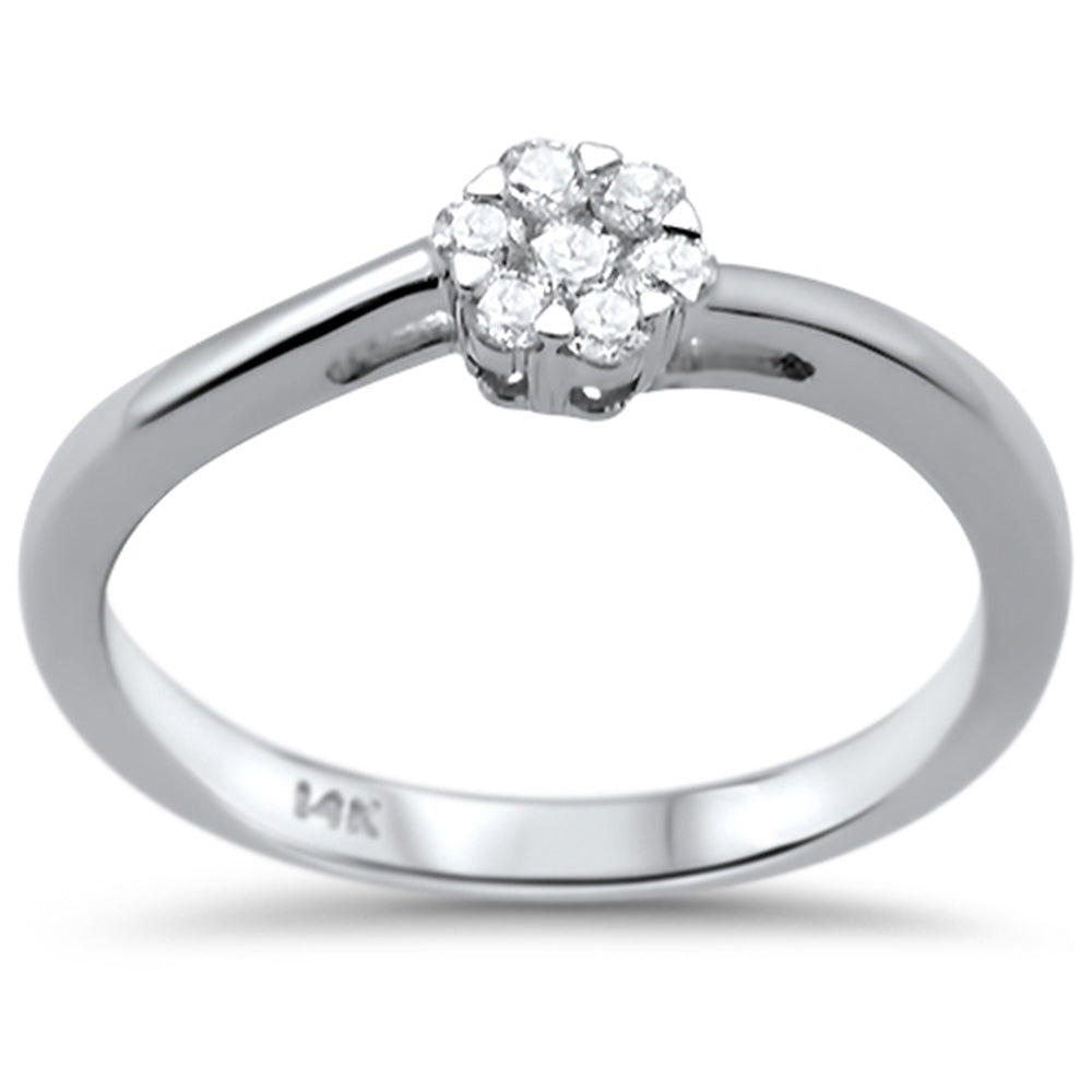 .20ct G SI 14K White Gold DIAMOND Ring Size 6.5