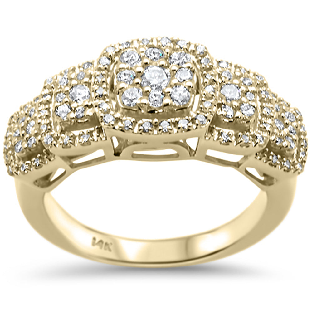 ''SPECIAL! .75ct G SI 14K Yellow Gold DIAMOND Engagement Ring Size 6.5''