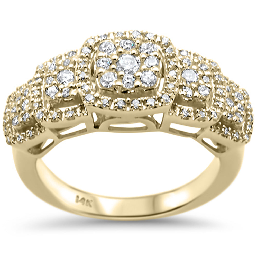 ''SPECIAL! .75ct G SI 14K Yellow GOLD Diamond Engagement Ring Size 6.5''