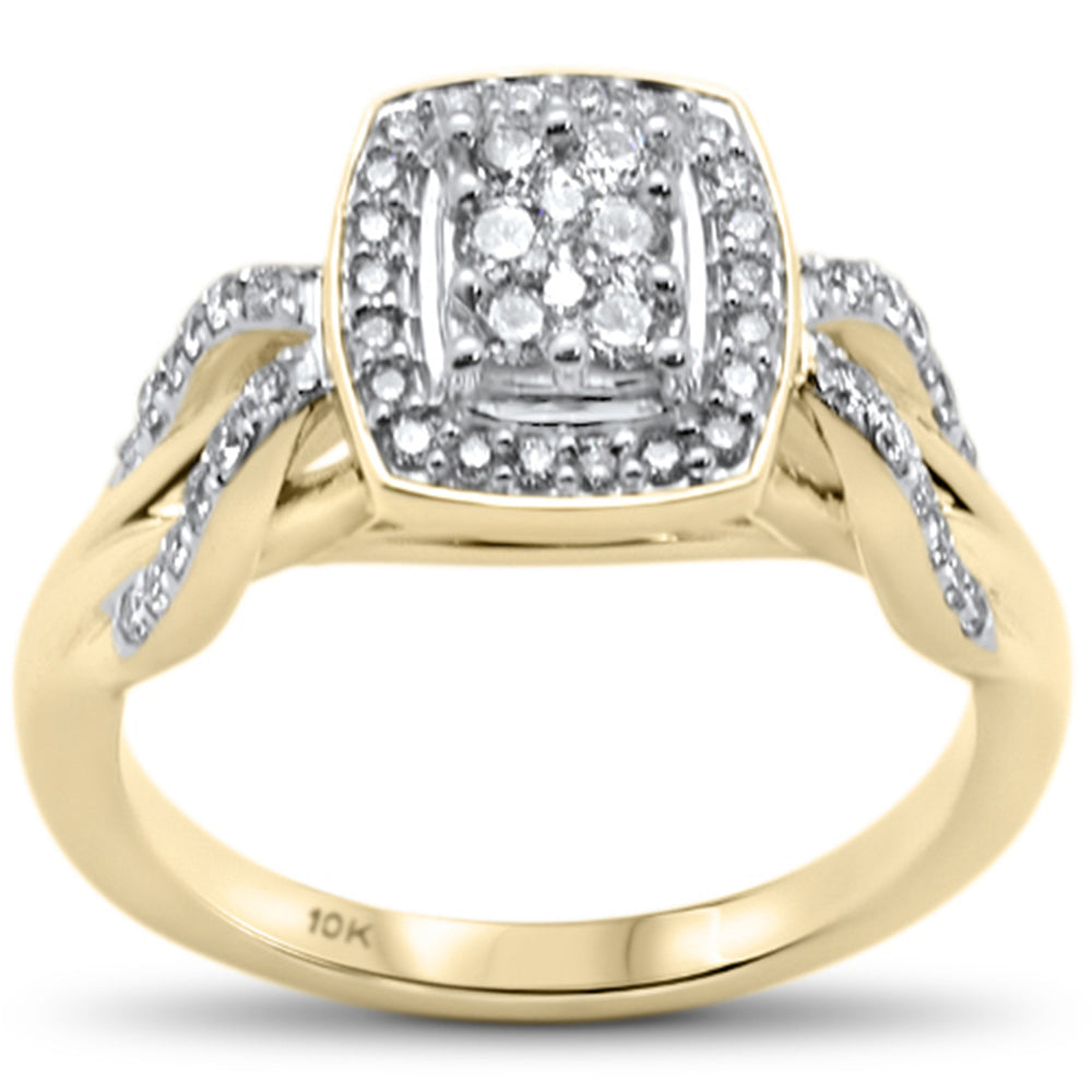 ''SPECIAL!.51ct G SI 10K Yellow Gold DIAMOND Engagement Ring Size 6.5''