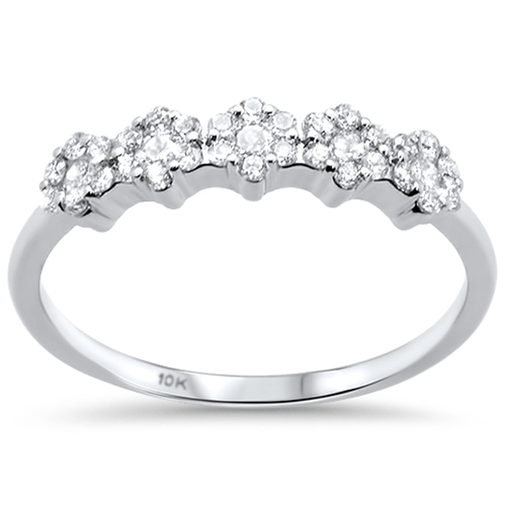 .39ct G SI 10k White Gold Diamond Engagement RING Size 6.5