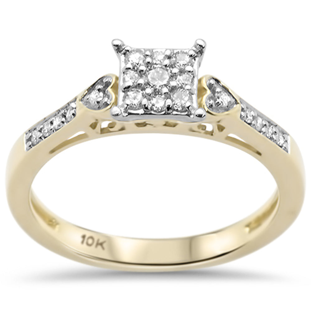 .20ct G SI 10K Yellow Gold DIAMOND Engagement Ring Size 6.5