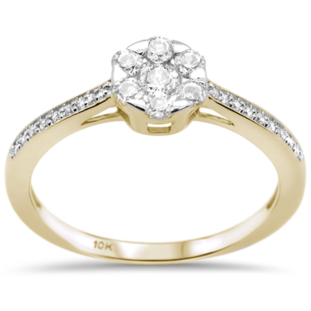 .41ct G SI 10K Yellow Gold DIAMOND Engagement Ring