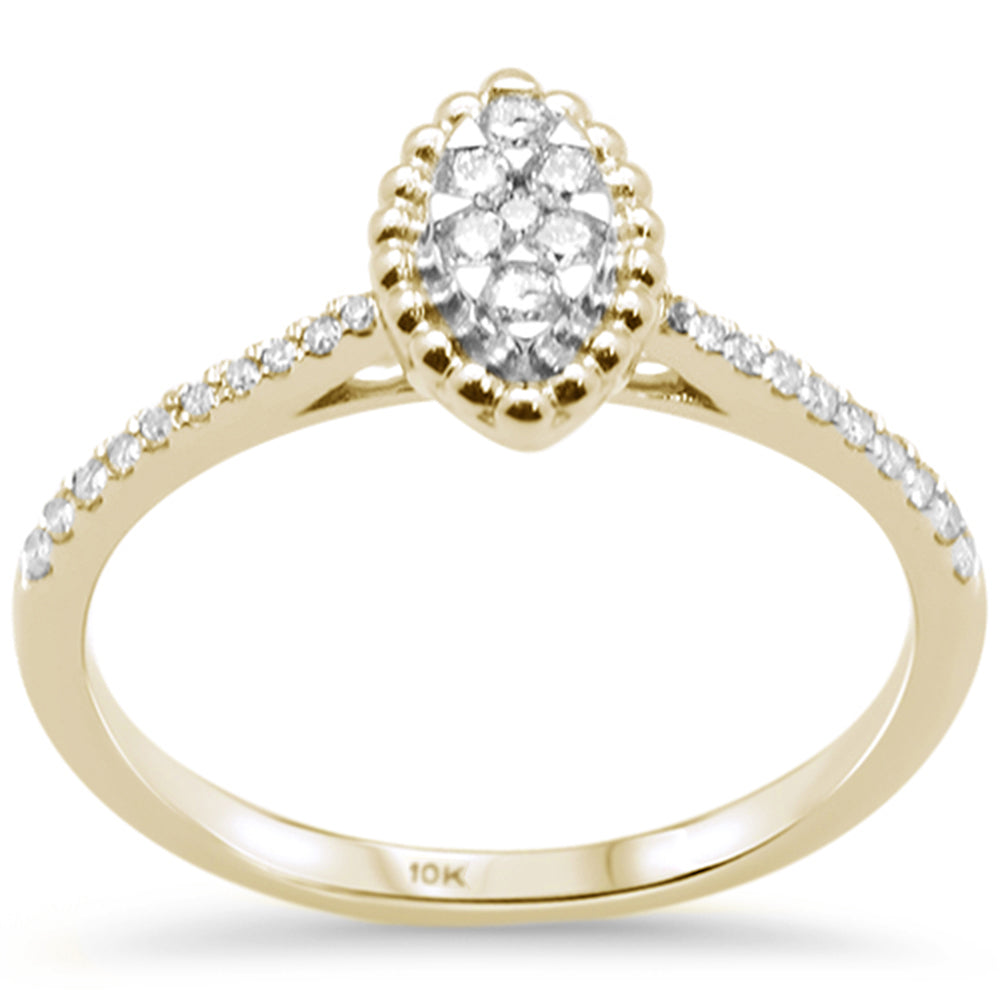 .21ct G SI 10K Yellow Gold Diamond Engagement RING