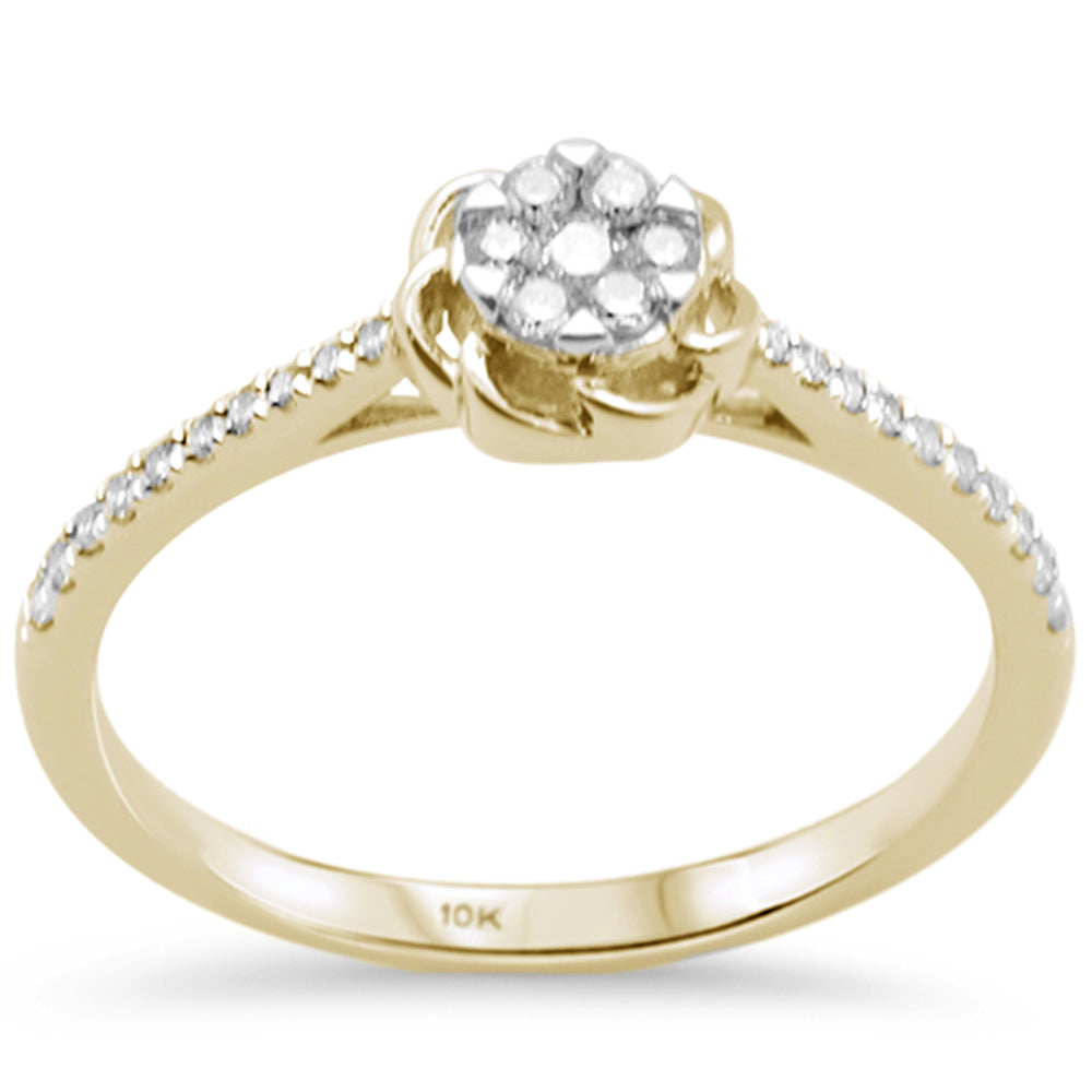 .21ct G SI 10K Yellow Gold DIAMOND Engagement Ring