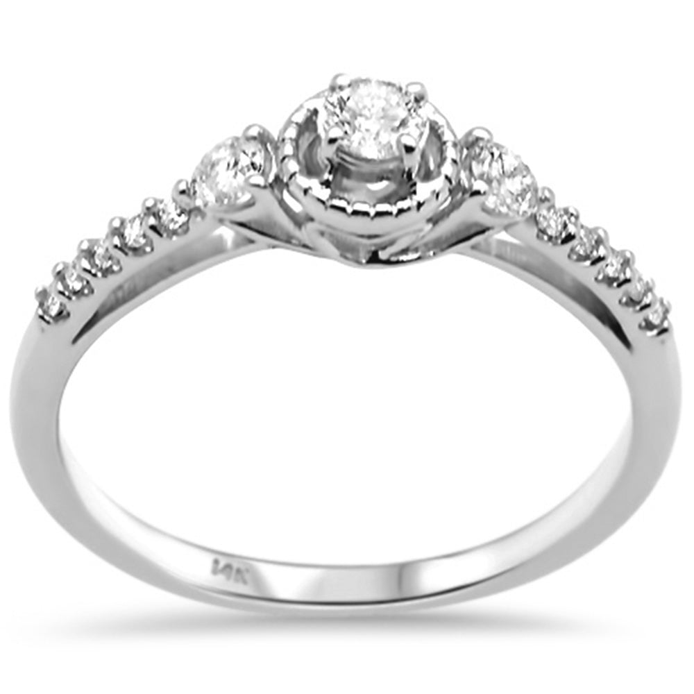 .32ct G SI 14K White Gold  DIAMOND  Engagement Ring Size 6.5