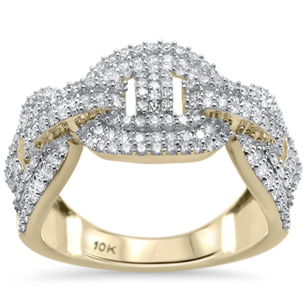 ''SPECIAL! 1.26ct G SI 10K Yellow GOLD Diamond Men's Band''