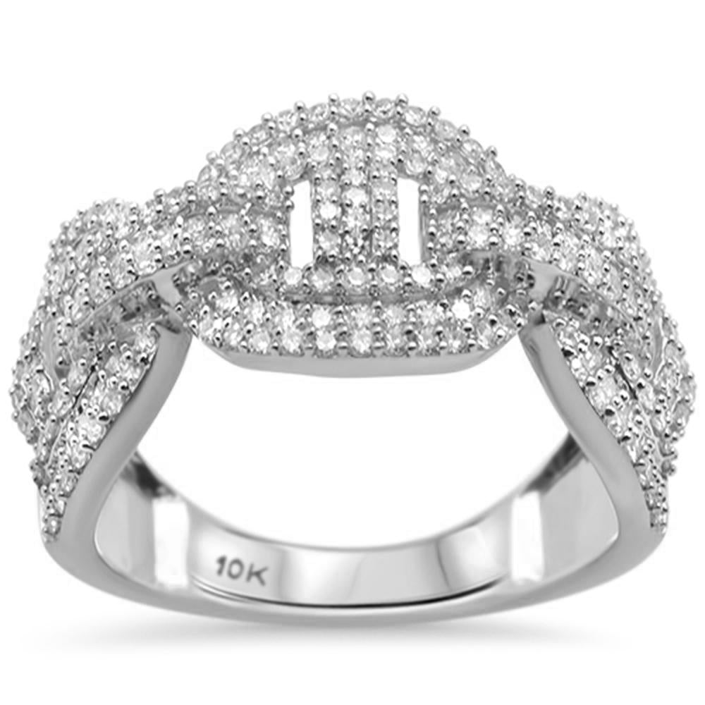 ''SPECIAL! 1.27ct G SI 10K White Gold DIAMOND Men's Band''