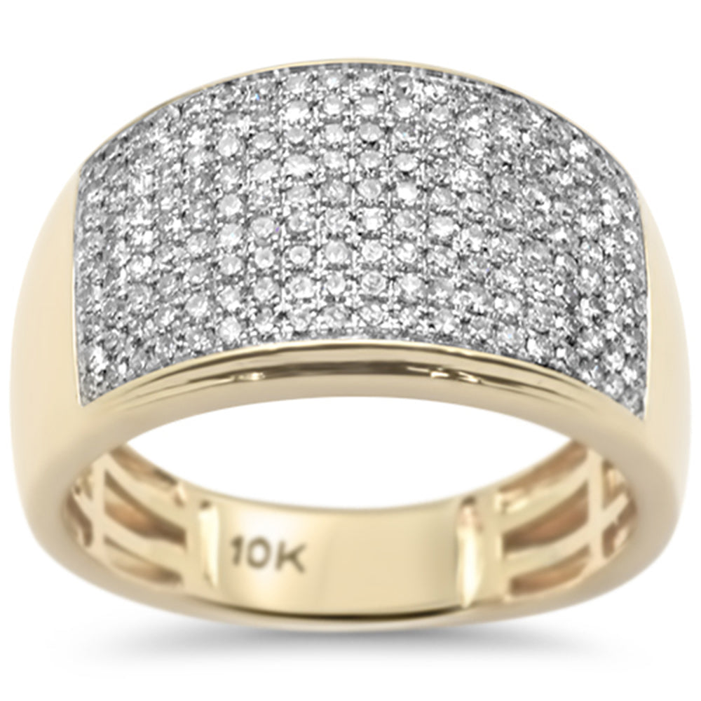 ''SPECIAL! 1.00ct G SI 10K Yellow Gold DIAMOND Men's Ring Size 10''