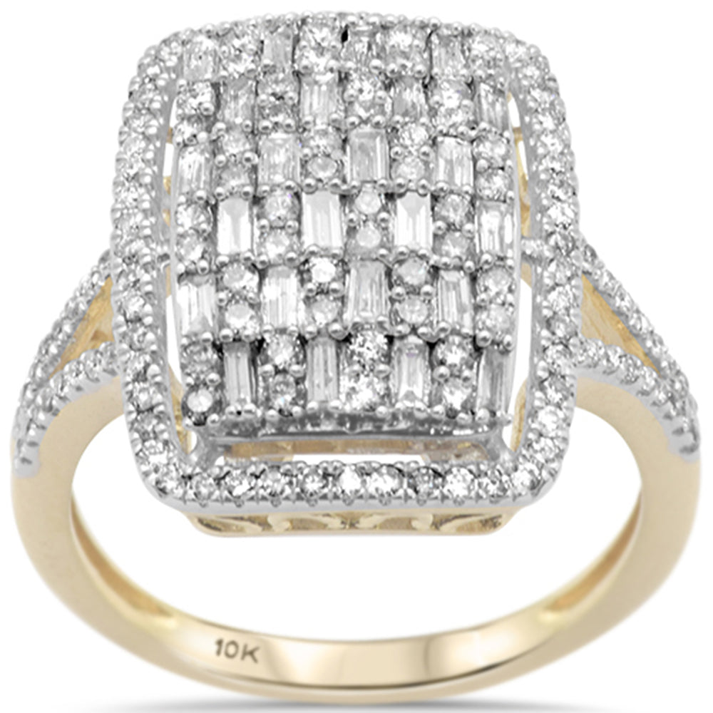 ''SPECIAL! .97ct G SI 10K Yellow Gold Diamond Engagement RING Size 6.5''