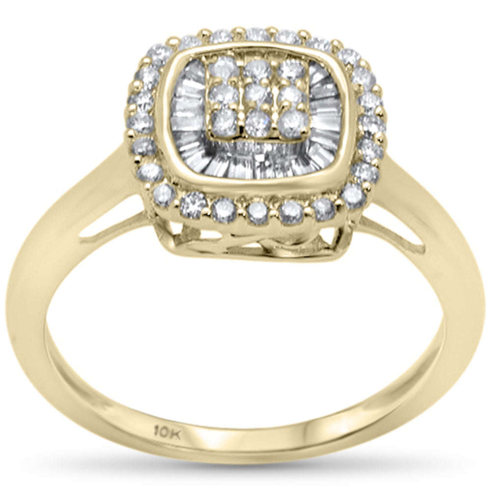 ''SPECIAL! .47ct G SI 10K Yellow Gold Diamond Engagement RING Size 6.5''