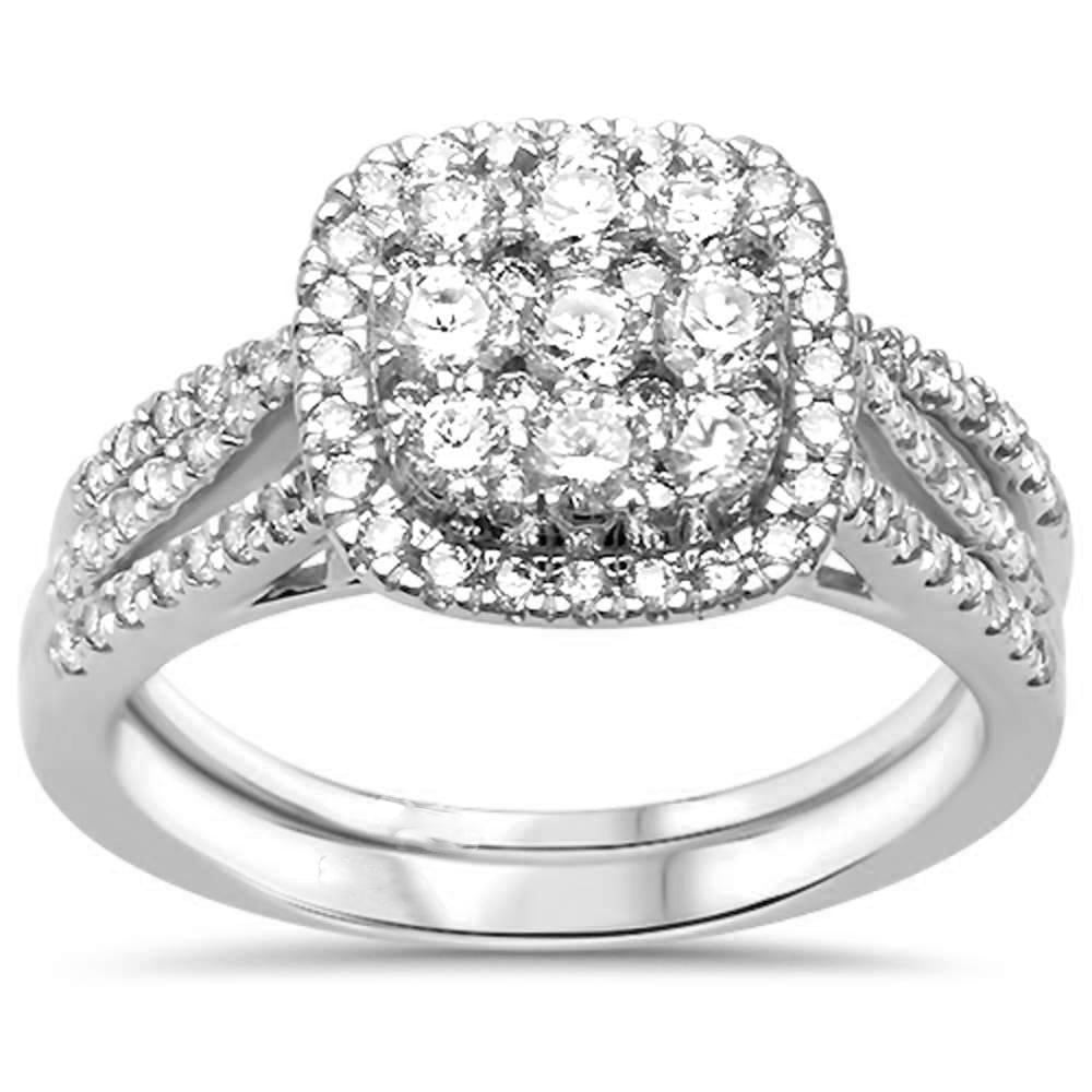 ''SPECIAL! 1.01ct G SI 10k White Gold Diamond Engagement RING Size 6.5''