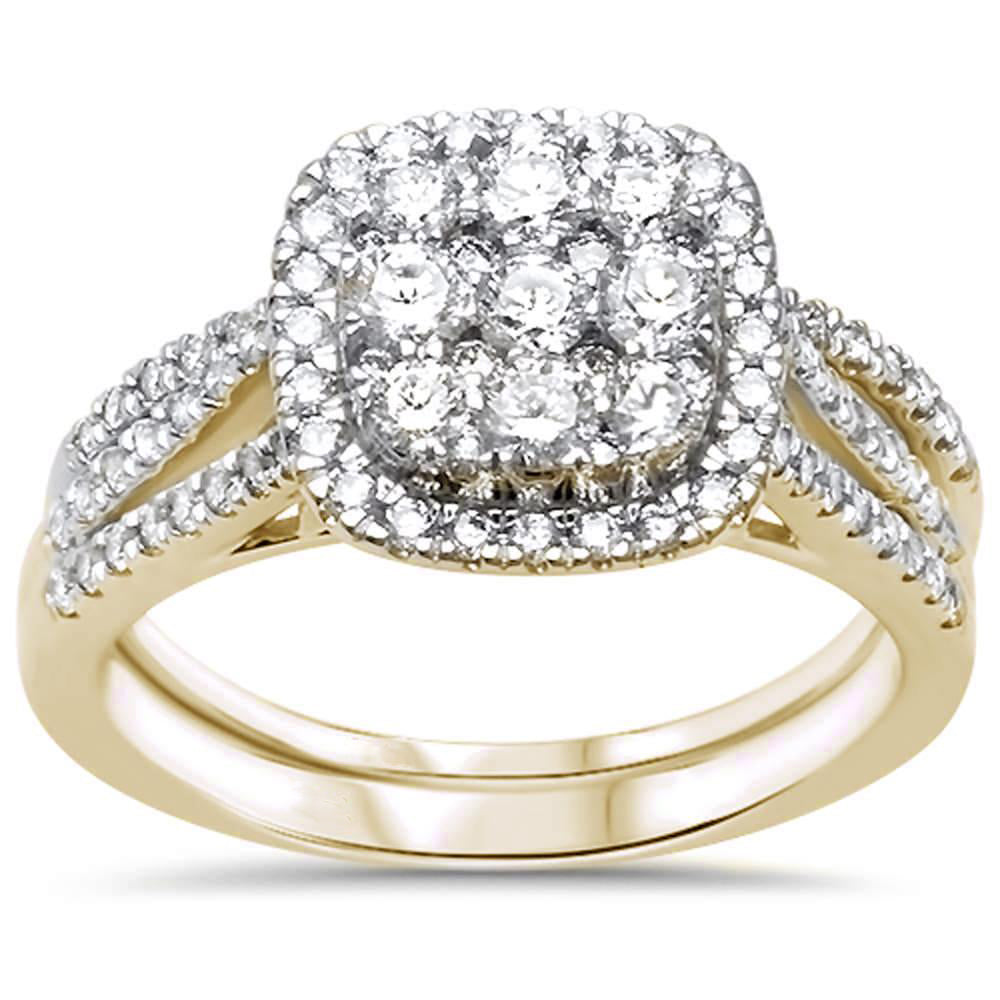 ''SPECIAL! .99ct G SI 10k Yellow Gold Diamond Engagement RING Size 6.5''