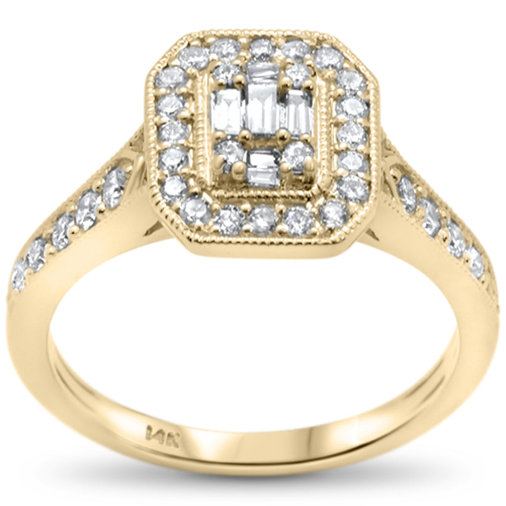 ''SPECIAL!.52ct G SI 14K Yellow Gold Ladies DIAMOND Engagement Ring Size 6.5''