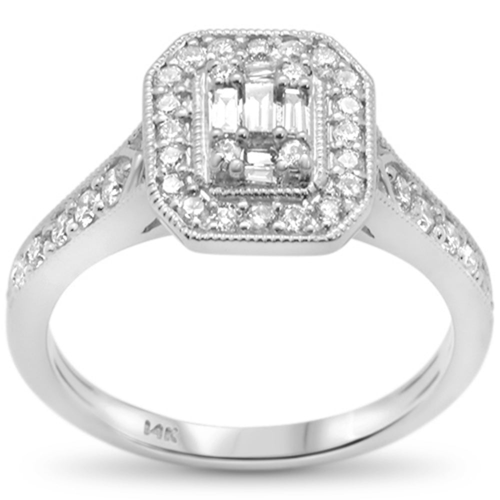''SPECIAL!.51ct G SI 14K White Gold Ladies DIAMOND Engagement Ring Size 6.5''