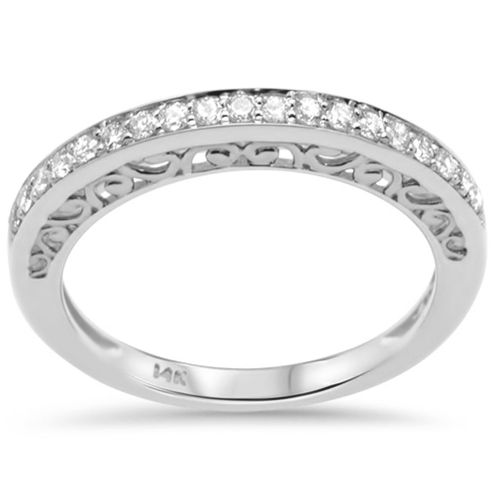 ''SPECIAL! .25ct G SI 14K White GOLD  Diamond Ladies Diamond Band Ring Size 6.5''