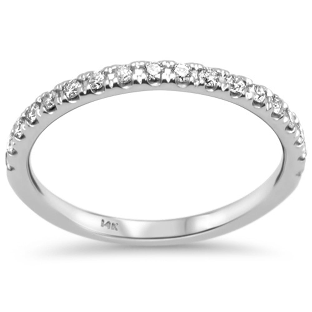 .25ct G SI 14K White GOLD  Diamond Ladies Diamond Band Ring Size 6.5