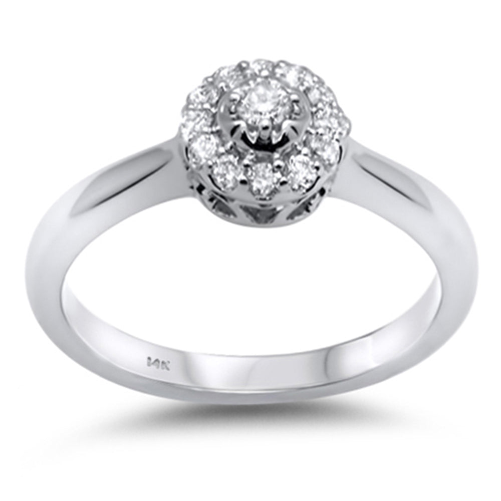 .23ct G SI 14K White GOLD  Diamond Engagement Ring Size 6.5