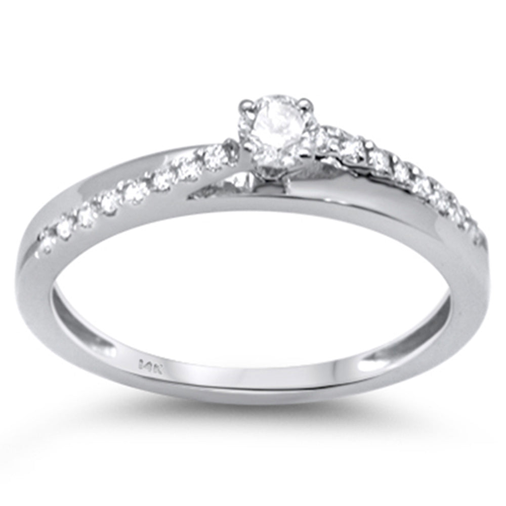 .24ct G SI 14K White Gold  Diamond Engagement RING Size 6.5