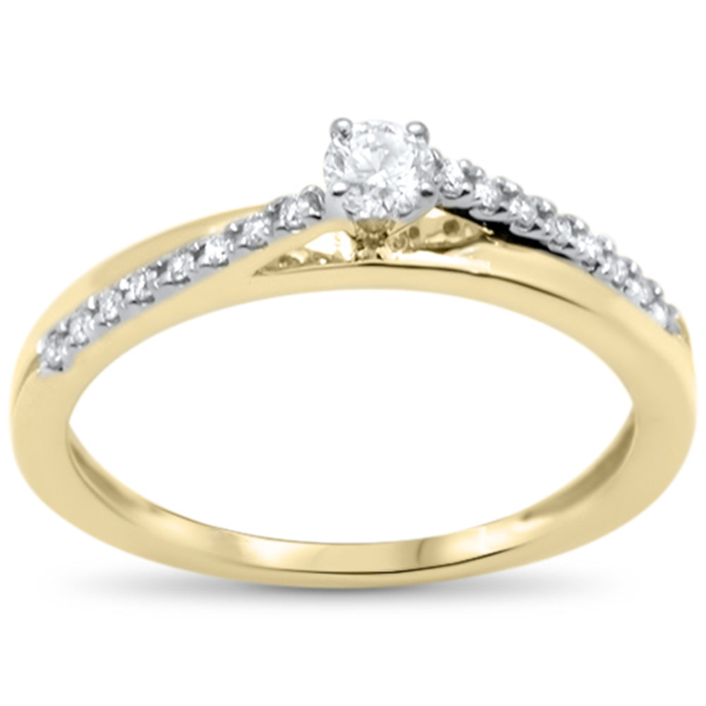 .23ct G SI 14K Yellow Gold Diamond Engagement RING Size 6.5