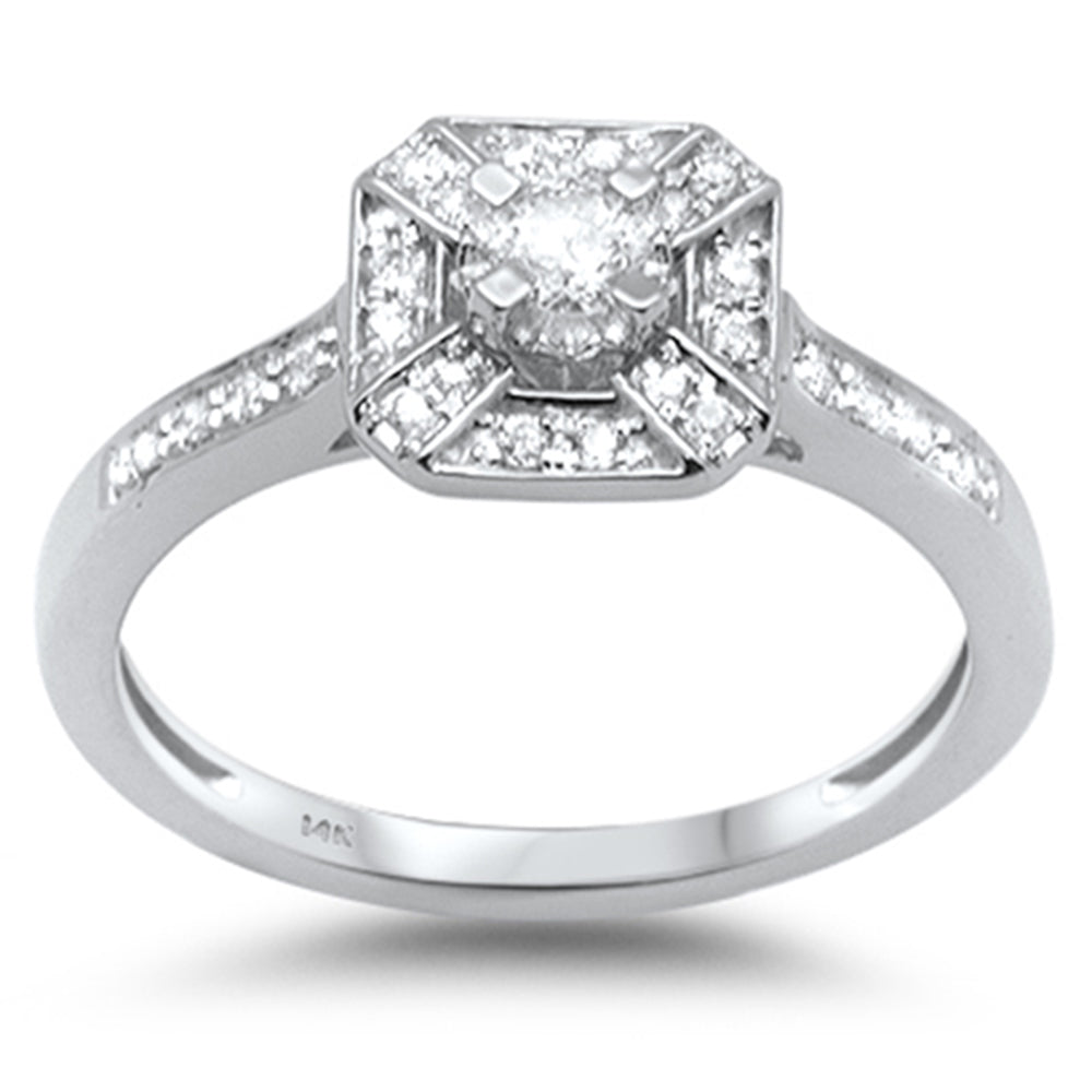 .23ct G SI 14K White Gold  Diamond Engagement RING Size 6.5