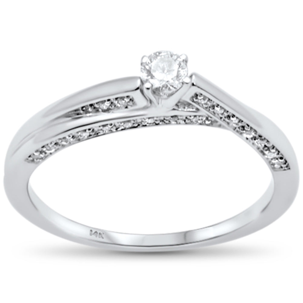 .23ct G SI 14K White Gold  Diamond Engagement RING Size 6.5