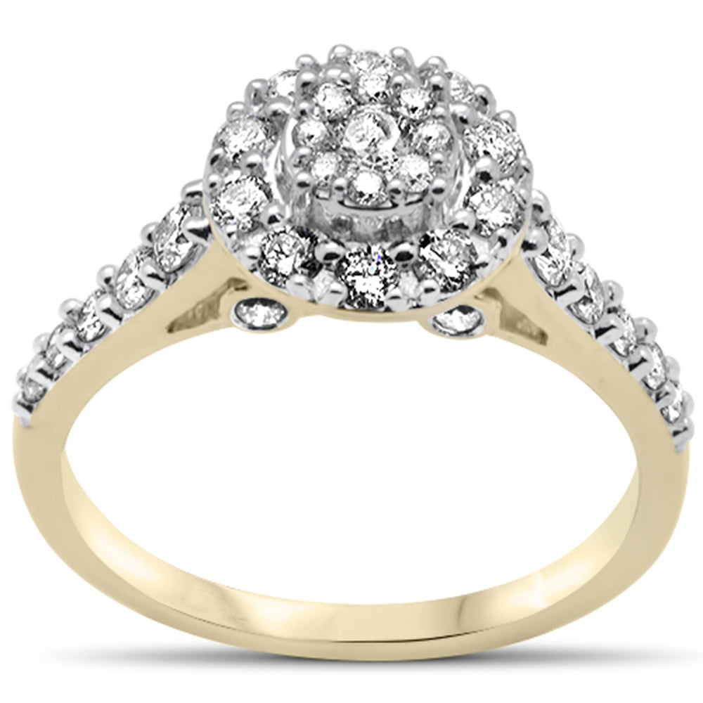 ''SPECIAL! .77ct G SI 10K Yellow Gold Diamond Engagement RING Size 6.5''