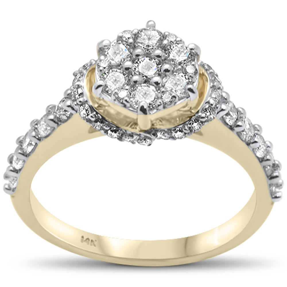 ''SPECIAL! .99ct G SI 14K Yellow Gold Diamond Engagement RING Size 6.5''