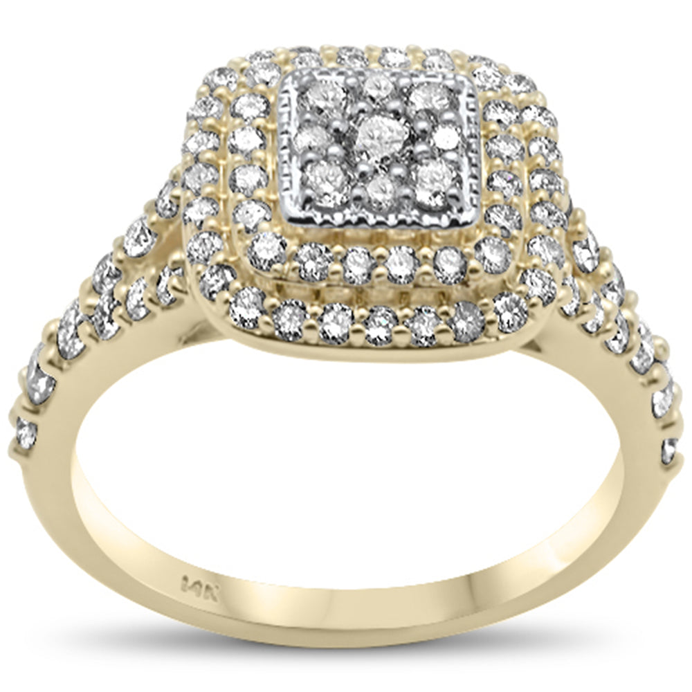 ''SPECIAL! 1.04ct G SI 14K Yellow GOLD Diamond Engagement Ring Size 6.5''