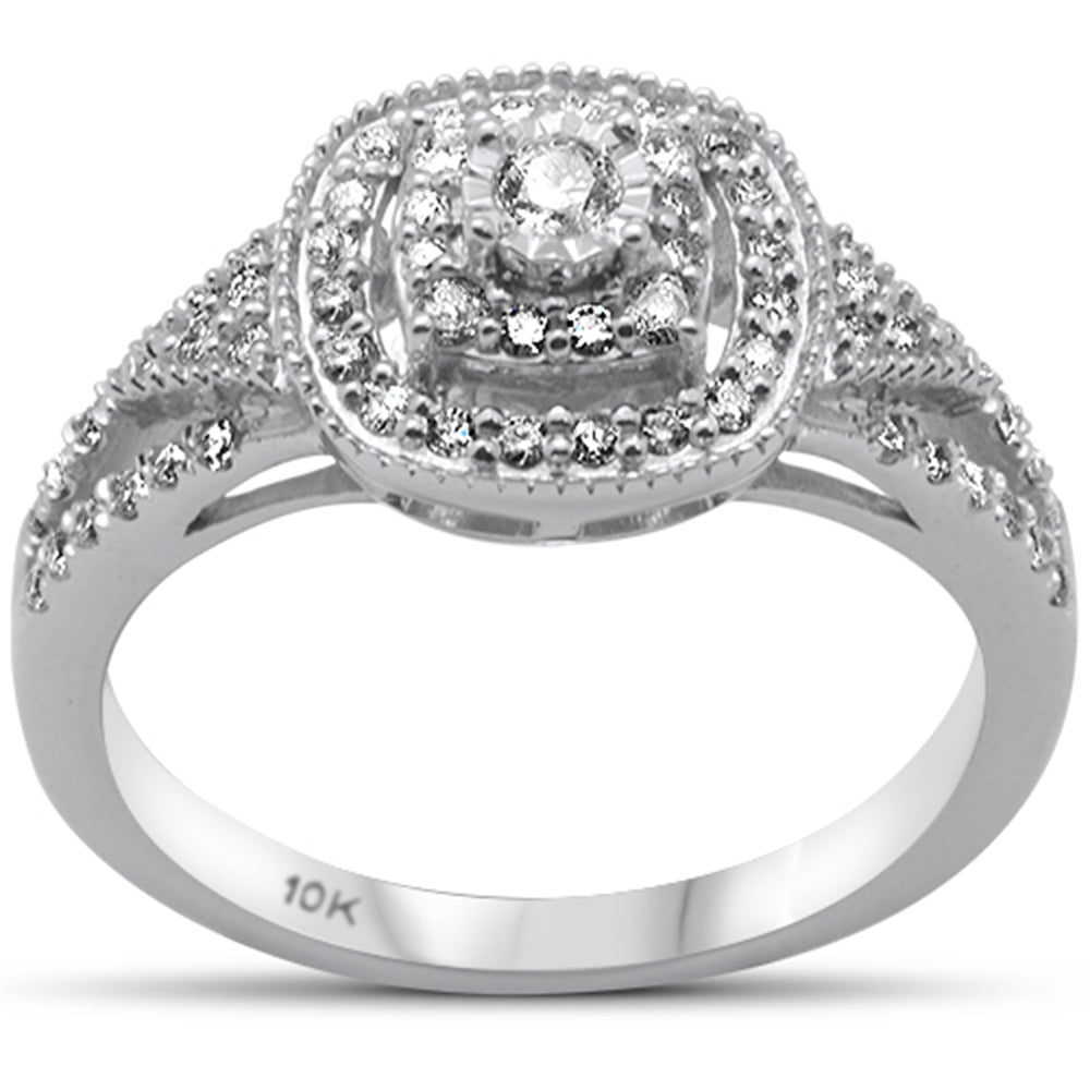 ''SPECIAL! .36ct G SI 10K White Gold DIAMOND Engagement Ring''