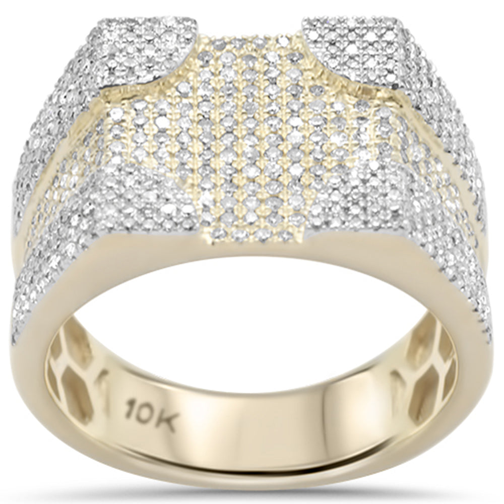 ''SPECIAL!1.18ct G SI 10K Yellow GOLD Men's Ring Band''