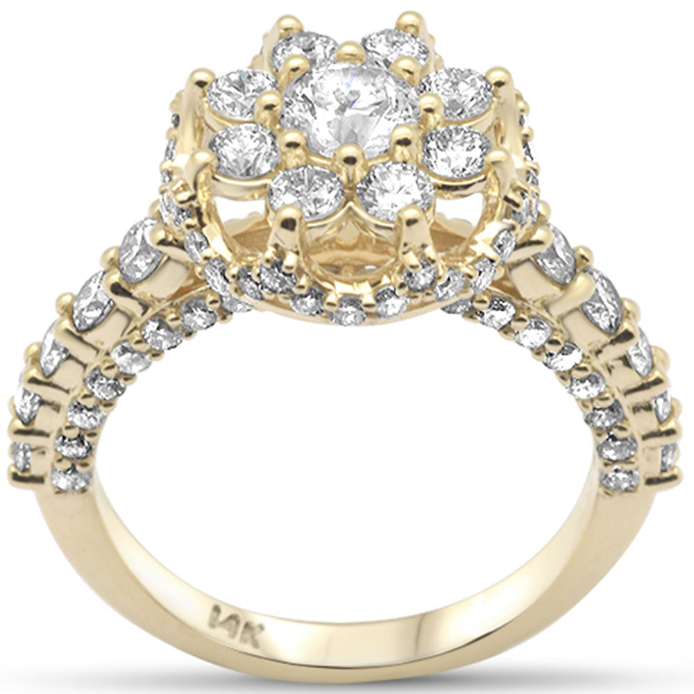 ''SPECIAL! 2.13ct G SI 14K Yellow GOLD Engagement Ring''