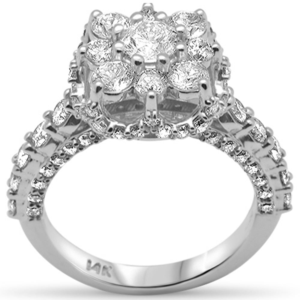 ''SPECIAL! 2.55ct G SI 14K White GOLD  Engagement Ring''