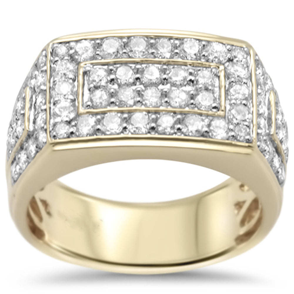 ''SPECIAL! 1.96ct G SI 14K Yellow Gold DIAMOND Men's Ring Size 10''