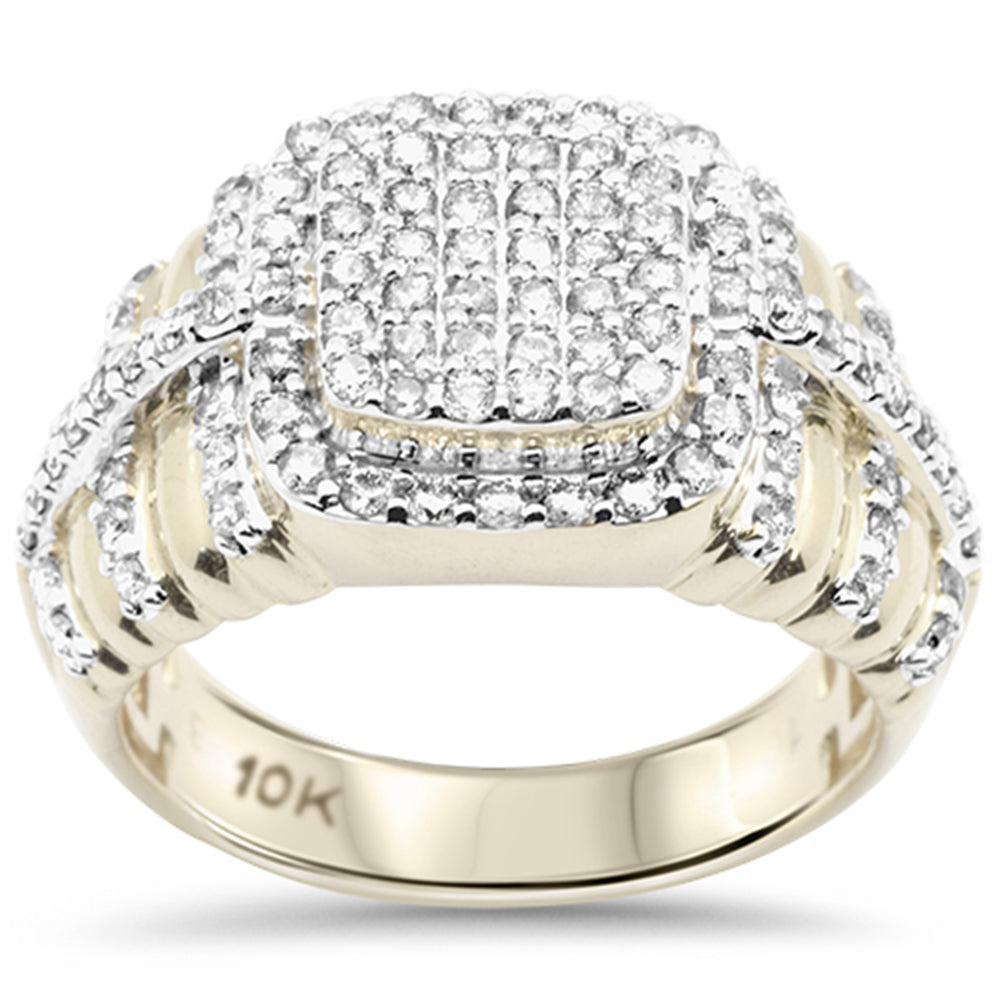 ''SPECIAL! 1.38ct G SI 10K Yellow GOLD Men's Diamond Ring Band''