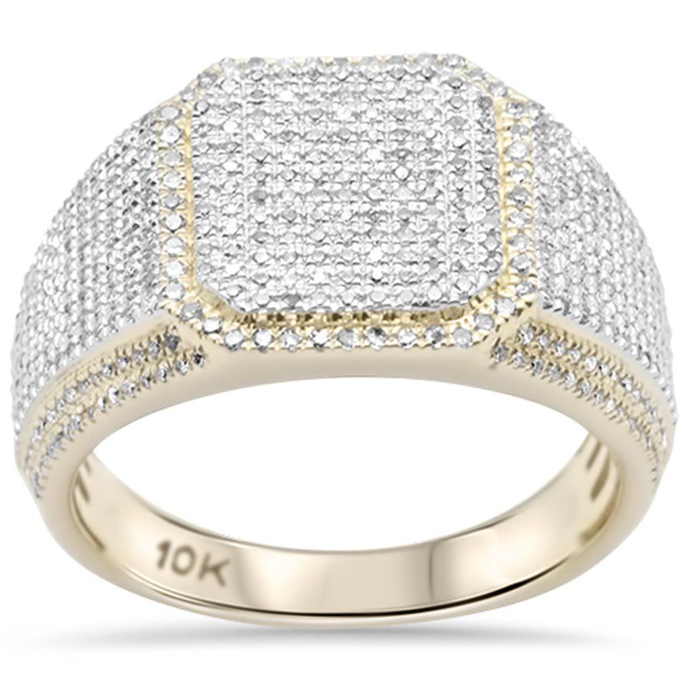 ''SPECIAL! .82ct G SI 10K Yellow Gold Men's Diamond RING Band''