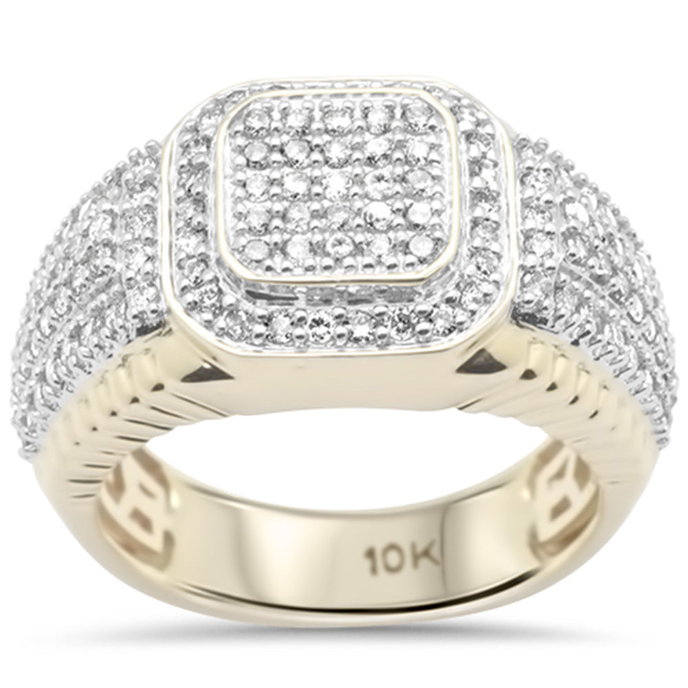 ''SPECIAL! 1.33ct G SI 10K Yellow Gold Men's DIAMOND Men's Band Size 10''