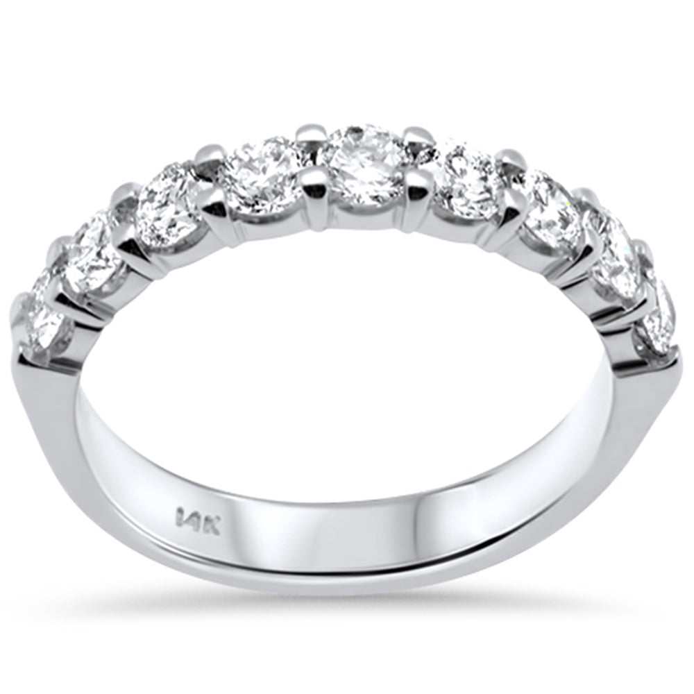 ''SPECIAL! 1.01ct G SI 14K White GOLD Diamond Wedding Ring Band''