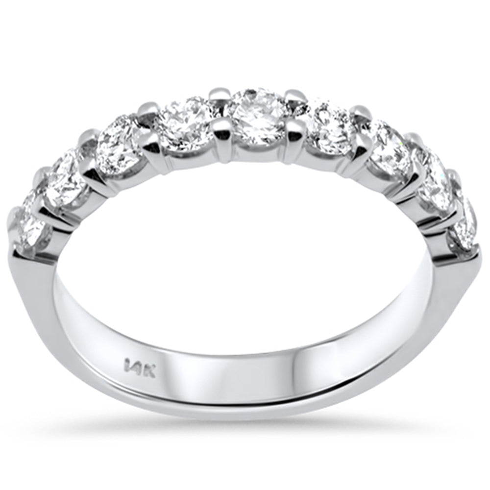 ''SPECIAL! 1.01ct G SI 14K White Gold DIAMOND Wedding Ring Band''