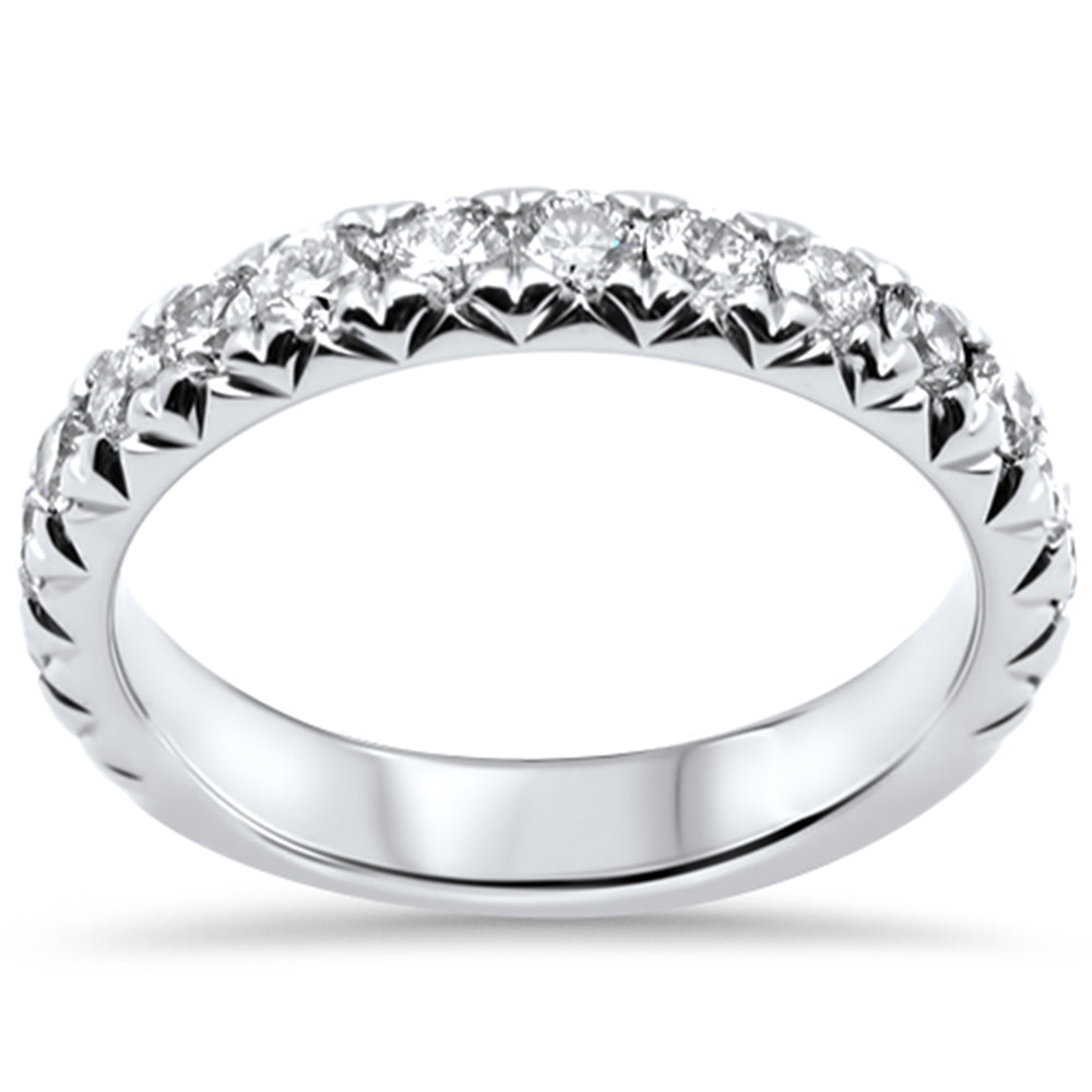 ''SPECIAL! 1.00ct G SI 14K  White Gold Diamond Engraved Wedding RING Band''