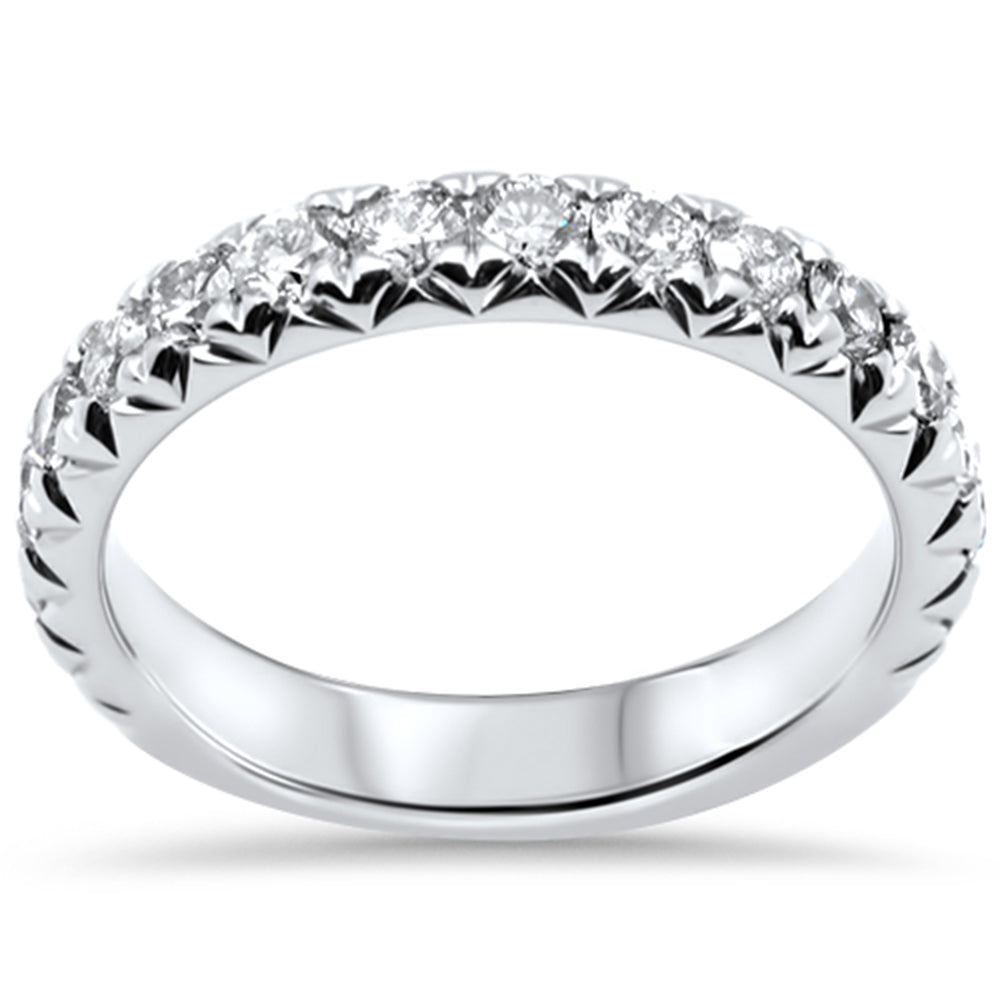 ''SPECIAL! 1.00ct G SI 14K  White Gold Diamond Engraved WEDDING Ring Band''