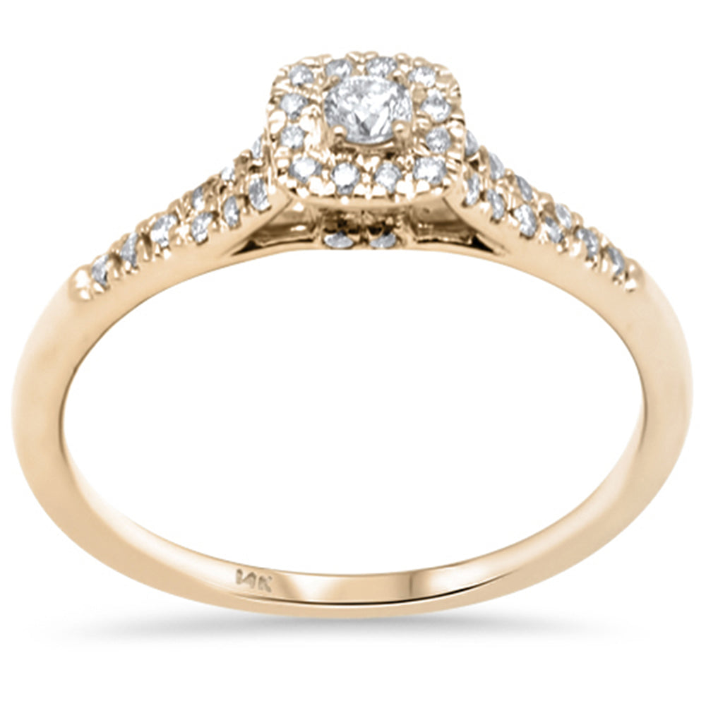 ''SPECIAL! .25ct G SI 14K Yellow GOLD Diamond Engagement Ring Size 6.5''