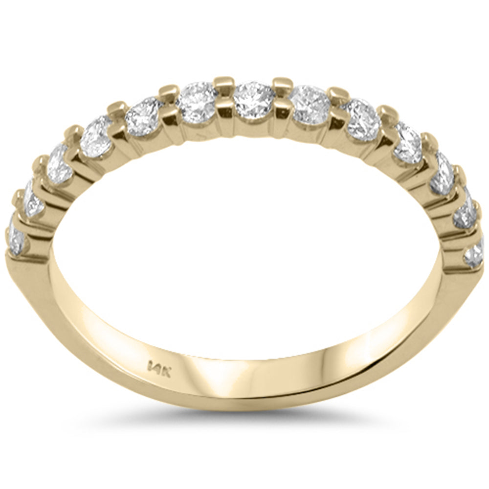 ''SPECIAL! .52ct G SI 14K Yellow Gold Diamond Stackable RING Band''